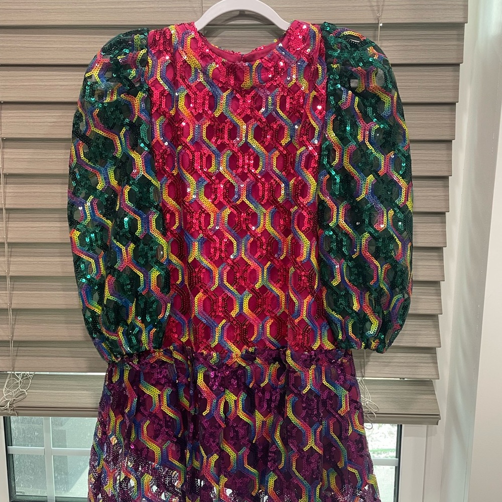 Queen of sparkle Colorful Sequin Dress